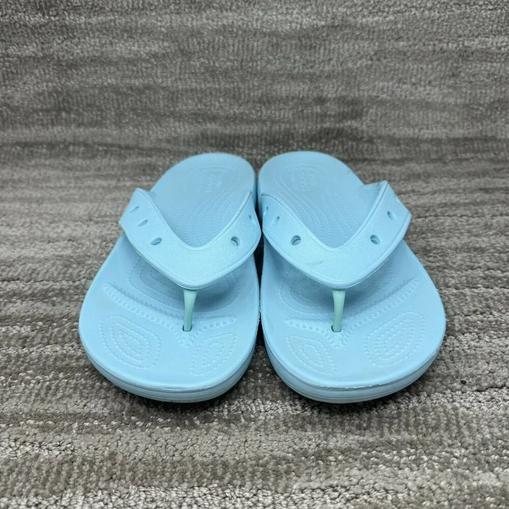 Crocs Unisex Classic Flip Flop Sandal Arctic Men 10 Womens 12 Blue Comfort